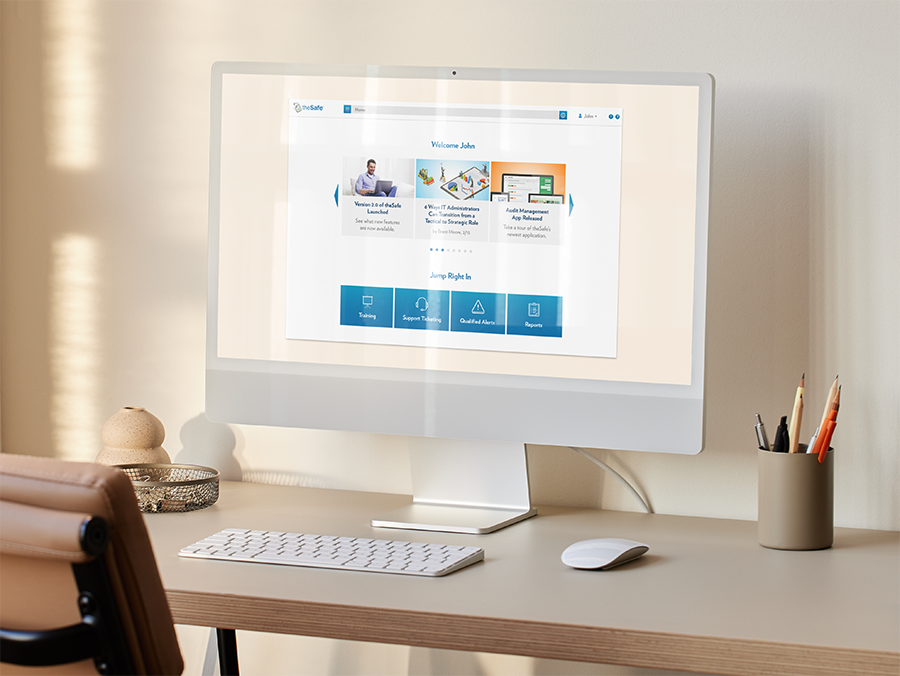 The user portal for Safe Systems customers