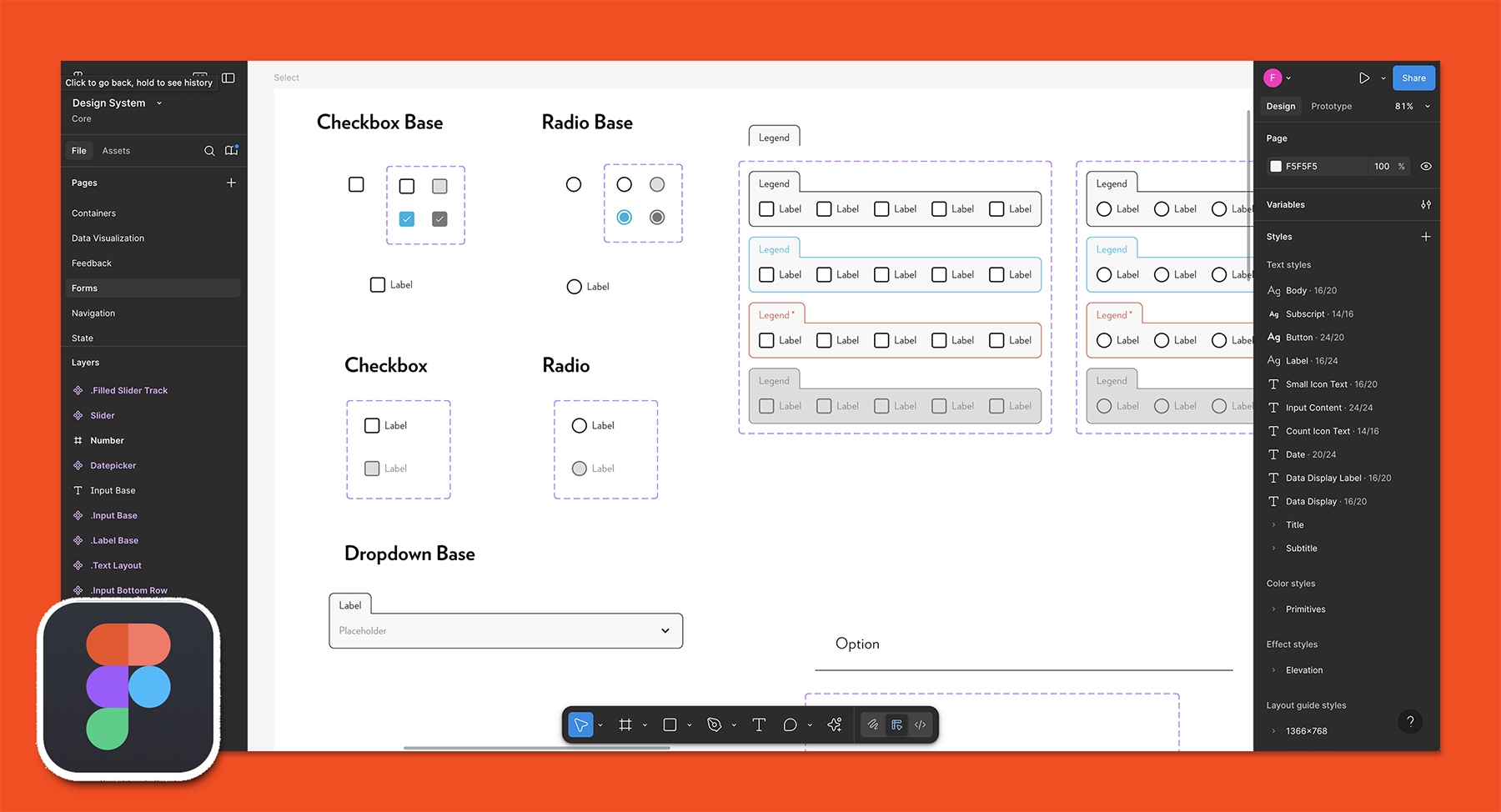 Design system in Figma